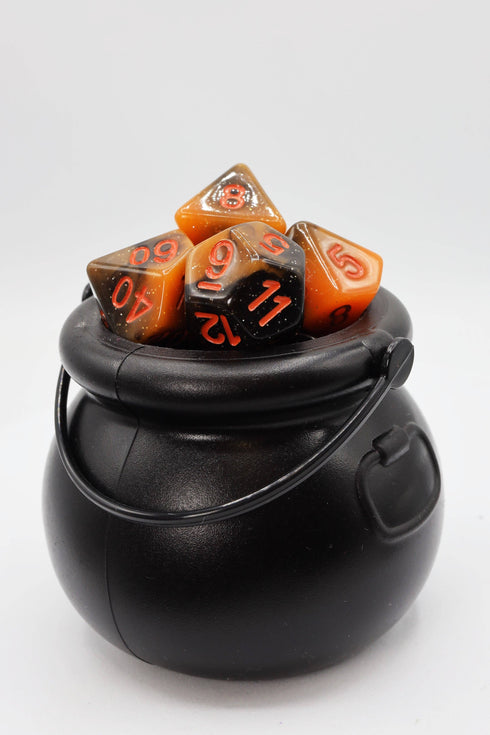 Halloween Pumpkin RPG Dice Set
